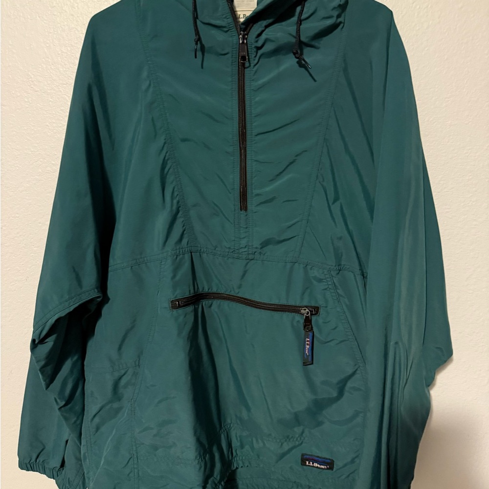 Vintage L.L. Bean Green Windbreaker Jacket